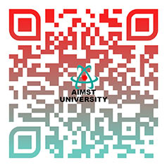 AIMST alumni portal QR Code